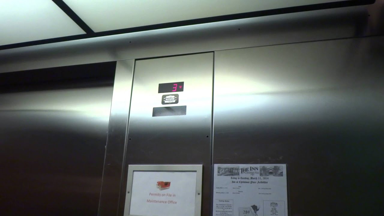 ThyssenKrupp Hydraulic Pool/Service Elevator at Inn At Christmas Place in Pigeon Forge, TN.