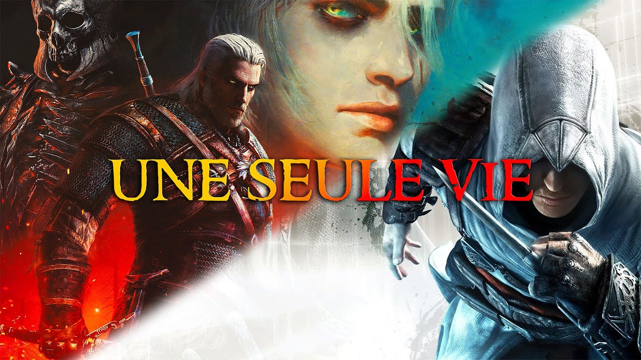 The Witcher 3/Assassin's Creed - UNE seule VIE pour finir le jeu !