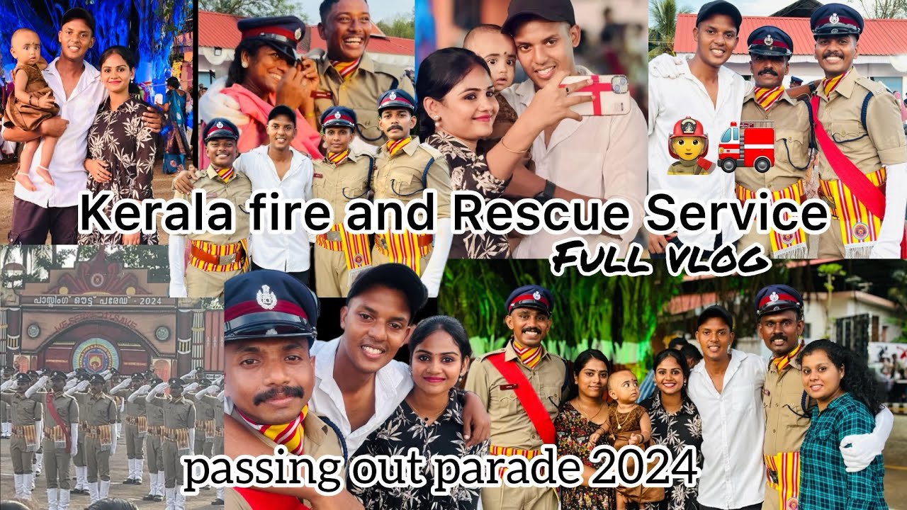 Kerala Fire and Rescue Service passing out parade2024🧑‍🚒🚒| #fireforce #firefighter #keralafireforce
