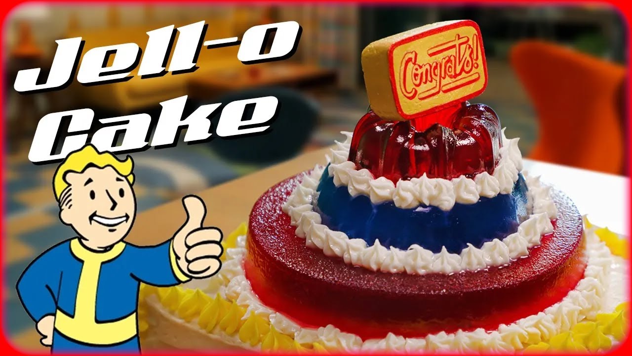 Воссоздание потрясающего желейного торта из Fallout.