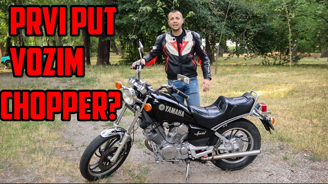 Prvi Put Vozim Chopper!!! Yamaha XV500 Virago (1986) - First Ride - Review
