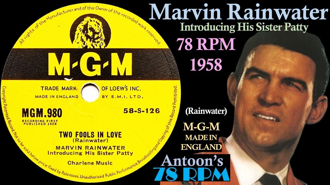 Marvin Rainwater | Two Fools In Love | M.G.M 78 rpm | 1958 England