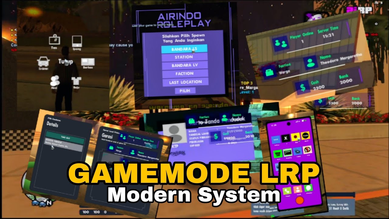 Gamemode 2026 yang memiliki fitur seperti FiveM!! | Review & Share Gamemode SAMP - GTA ROLEPLAY