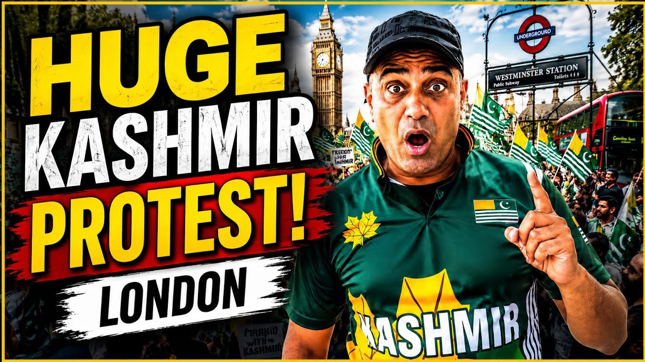 Massive Kashmir Protest in London | Thousands Support Awami Action Committee
