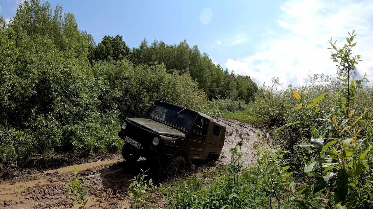 Луаз проехал где Шеви Нива не смогла. УАЗ едет, но кипит.