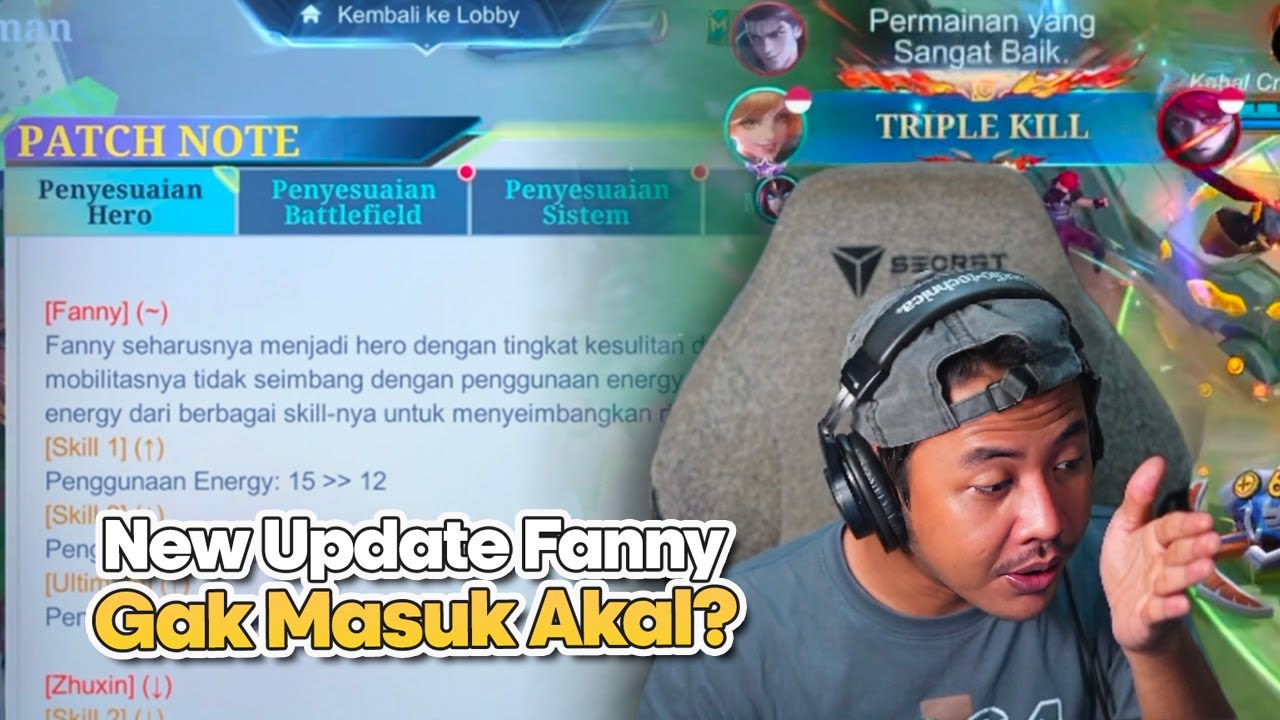 NEW UPDATE FANNY PATCH BARU❗️MAKIN ANEH? MAKIN GAK MASUK AKAL? 😱 - Mobile Legends