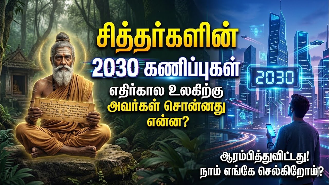 🧘🏻2030-ல் உலகம் அழியுமா? சித்தர்கள் ஓலைச்சுவடியில் எழுதிய அதிர்ச்சி ரகசியம்! #சிந்தித்துப்பார் 