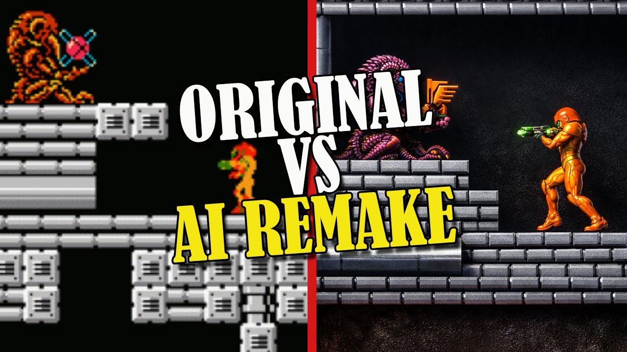 Metroid: Original vs AI Remake – You Won’t Believe The Difference!