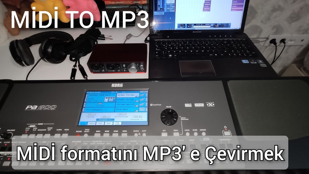 MİDİ TO MP3. MİDİ FORMATINI MP3 FORMATINA ÇEVİRMEK.