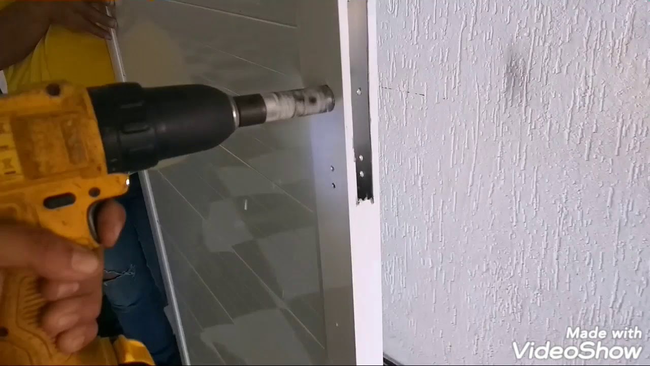 Porta de lambri em alumínio | Fabricação