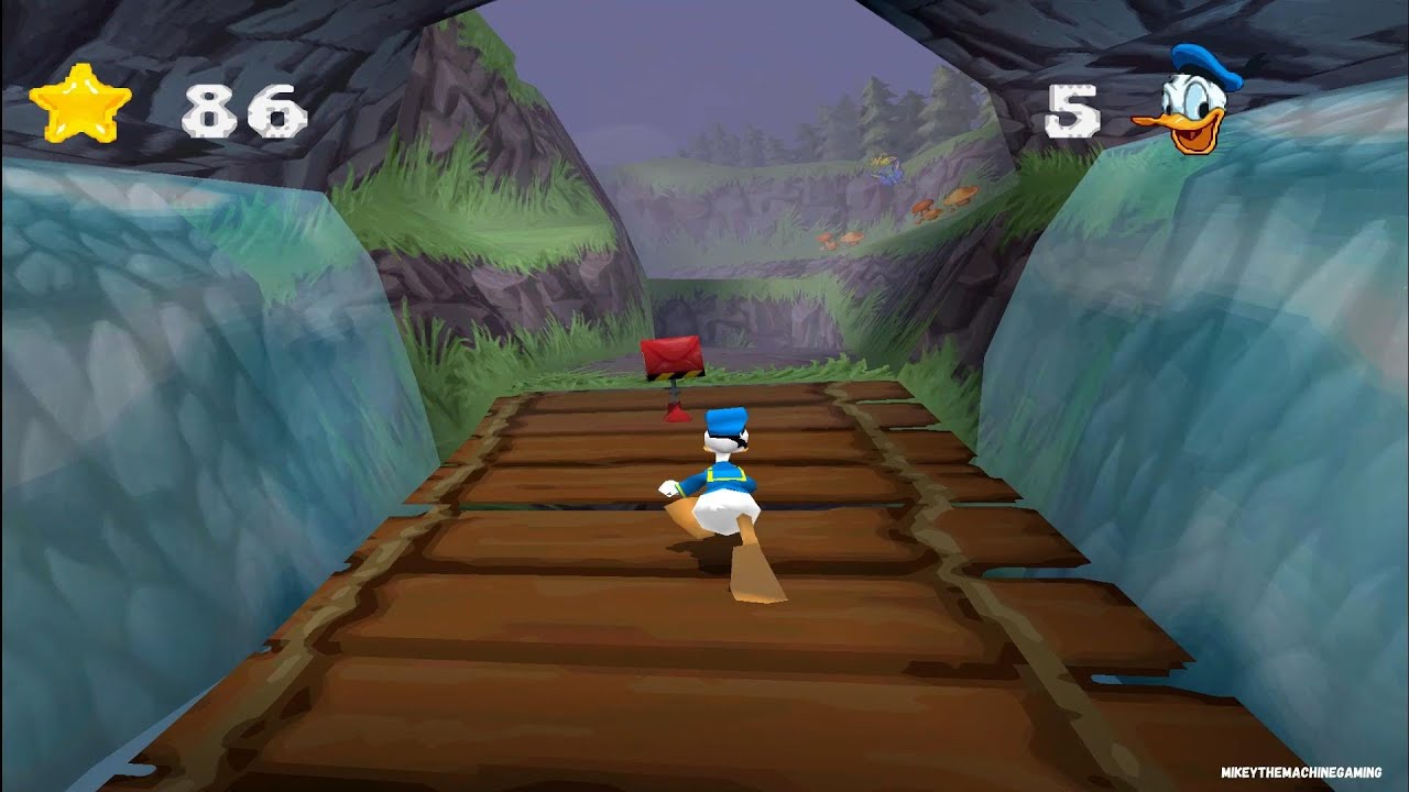Donald Duck: Goin Quackers (PS1) - Part 1 - Duckie Mountain (PlayStation 1)