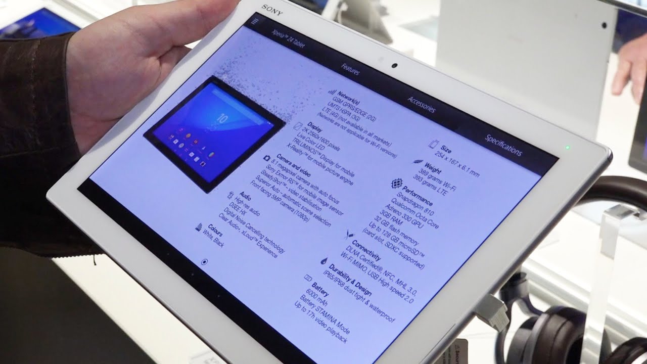 Sprawdzamy jak prezentują się Sony Xperia Z4 Tablet i Sony Xperia M4 Aqua [MWC2015]