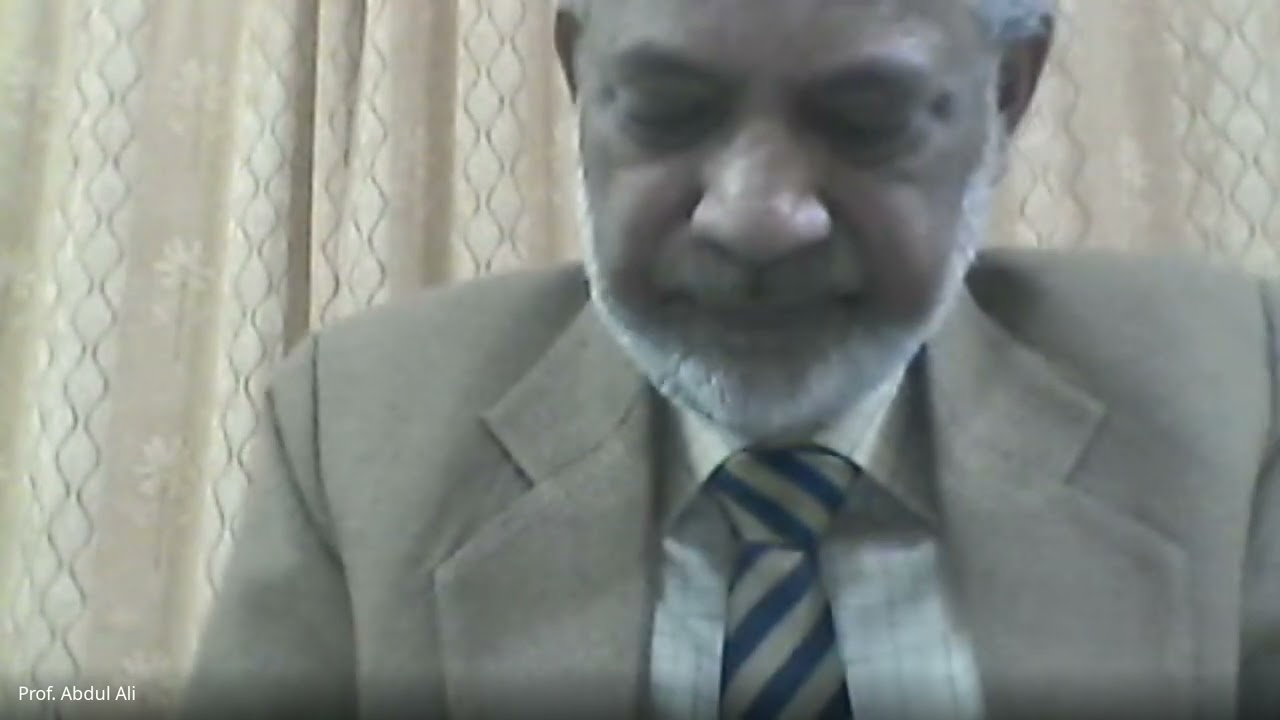 (SRC OS) Prof. Abdul Ali Former Chairperson Dept. of Islamic Studies AMU Modern Methodology