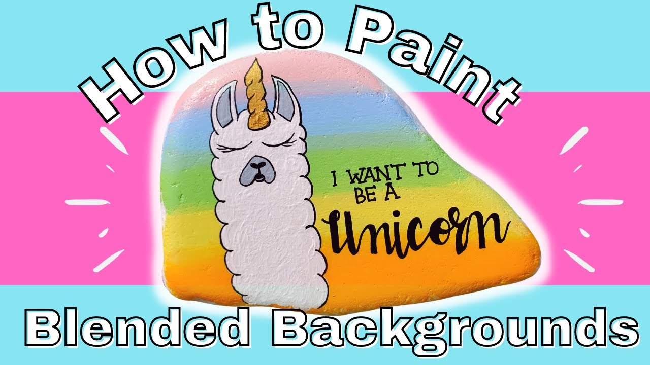 How to Blend Acrylic Paint on Rocks
