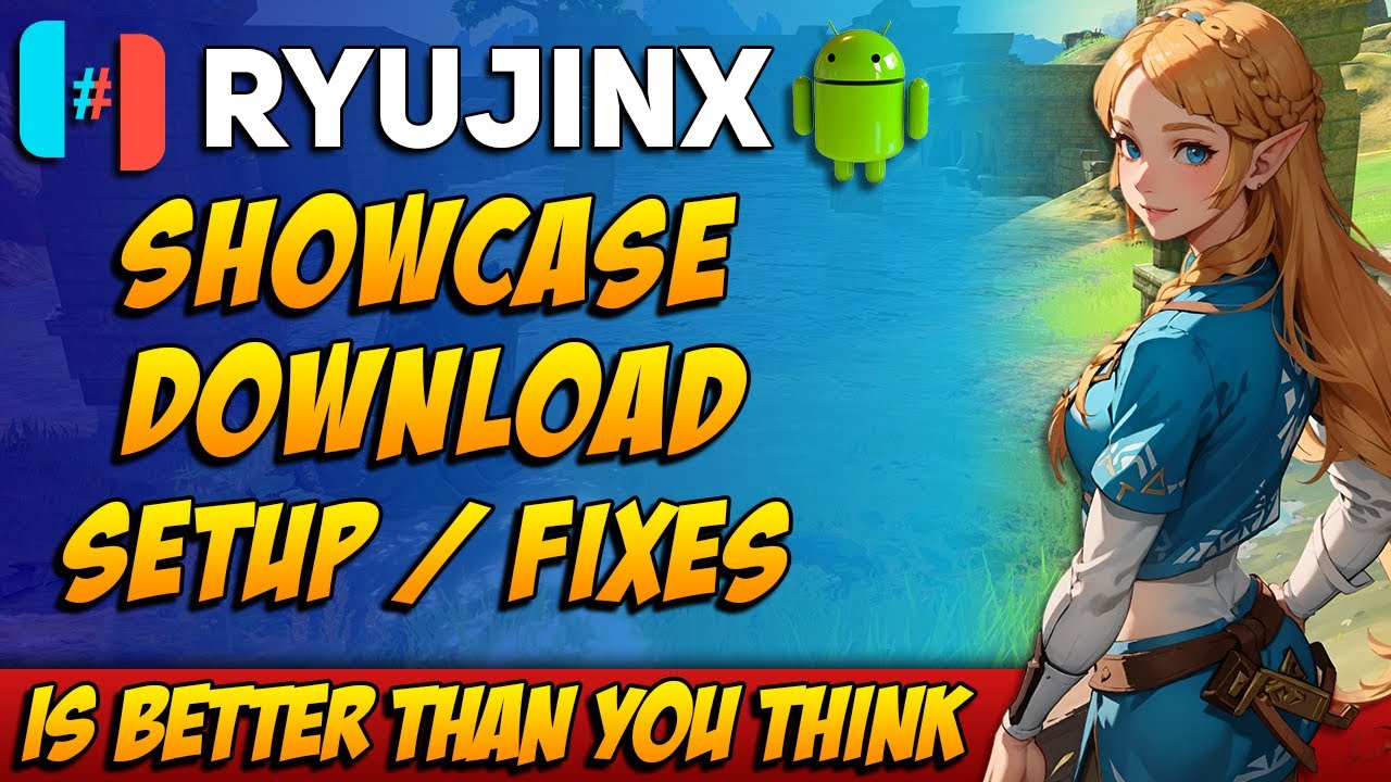 Showcase - Ryujinx Android WIP is BETTER than you think - Setup + Performance Test