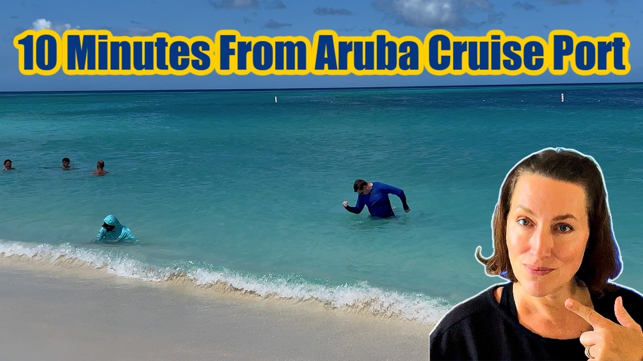 $30 Beach Day From Aruba Cruise Port WITHOUT Booking An Excursion! Here's How (What To Do In Aruba)