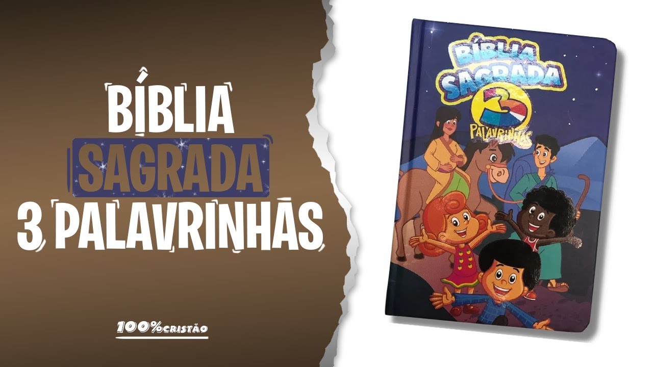 Bíblia Sagrada 3 Palavrinhas (NTLH) • Livraria 100% Cristão
