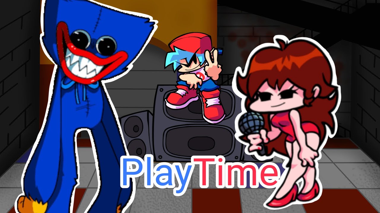 FNF PlayTime | But, Huggy Wuggy & GF sings it. ( + Download link)