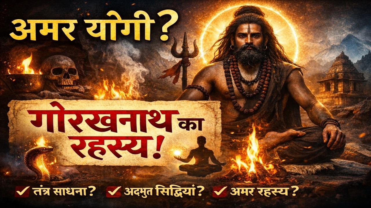 गोरखनाथ: अमर योगी जिसने मृत्यु को हरा दिया? |Tantra, Siddhi & Nath Sampradaya का रहस्य #tantra #yoga