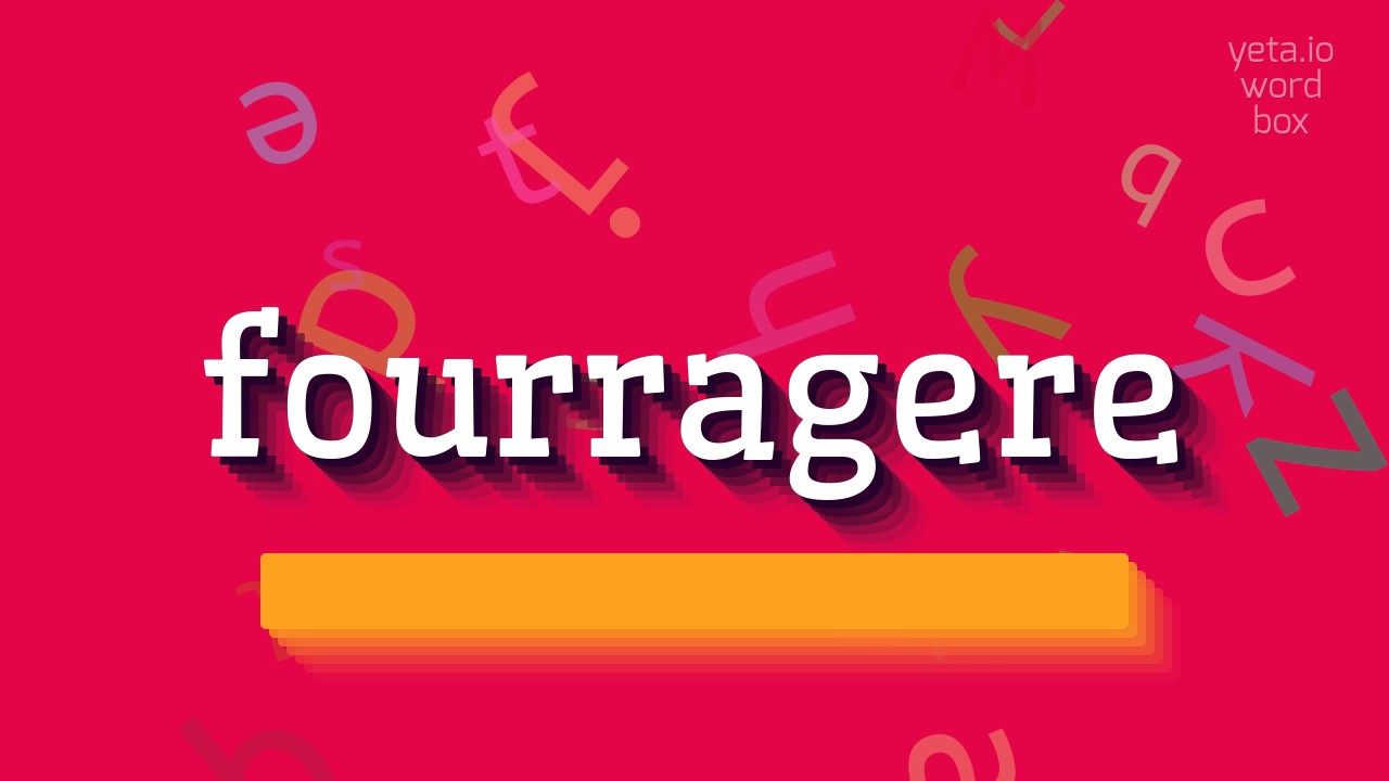 FOURRAGERE - JAK POWIEDZIEĆ FOURRAGERE? (FOURRAGERE - HOW TO SAY FOURRAGERE?)
