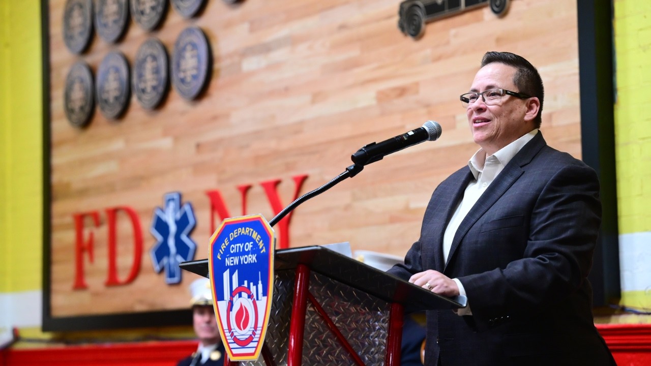 Мероприятие, посвященное 30-летию слияния служб скорой медицинской помощи Нью-Йорка (NYC EMS) и п...