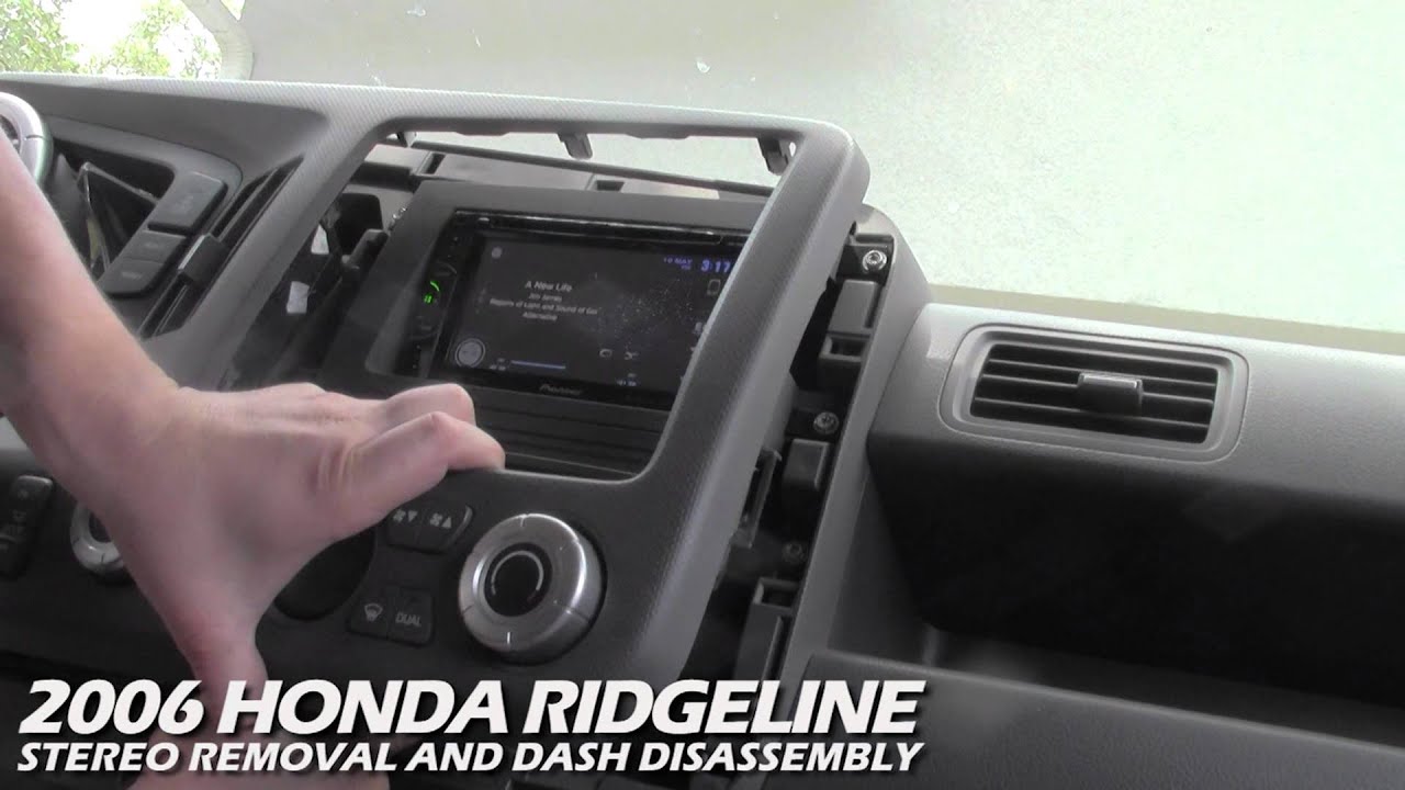 Как снять стереосистему с Honda Ridgeline