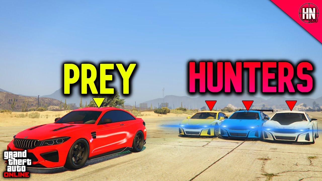 CYPHER vs 3 HSW NIOBES | GTA 5 ManHunt!