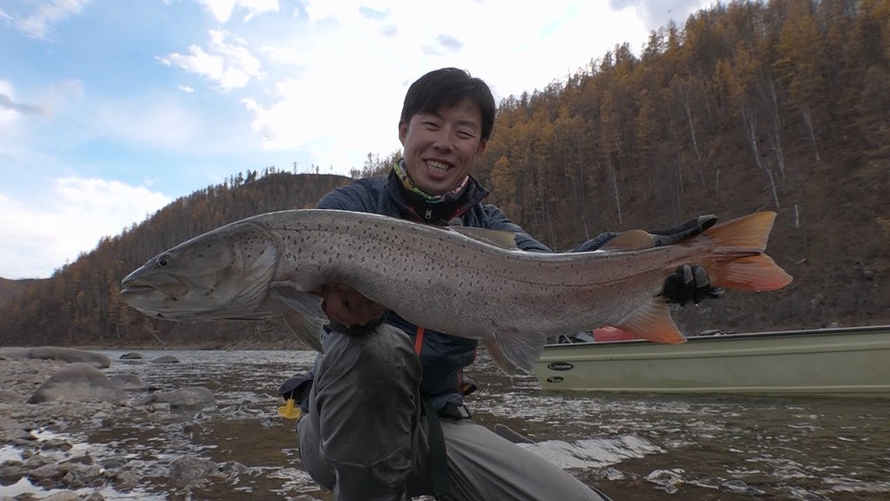 #369 モンゴルの原野にタイメンを追う～川面を揺らす大魚の波動～