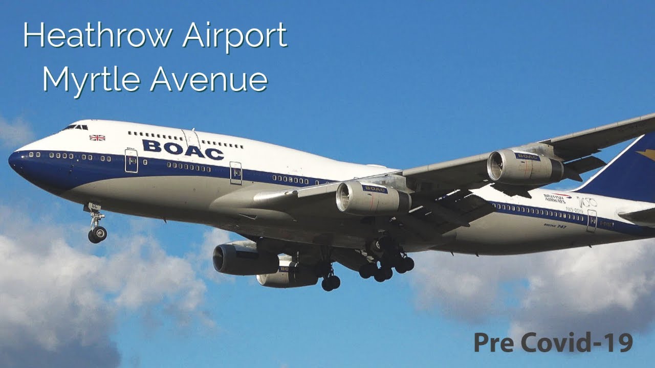 Heathrow Myrtle Avenue - Before Covid-19! [HD]