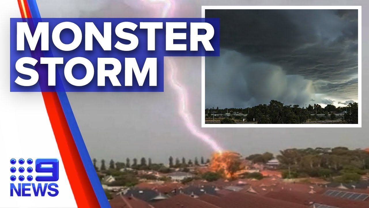 West Coast battered by sudden storm surge | Nine News Australia