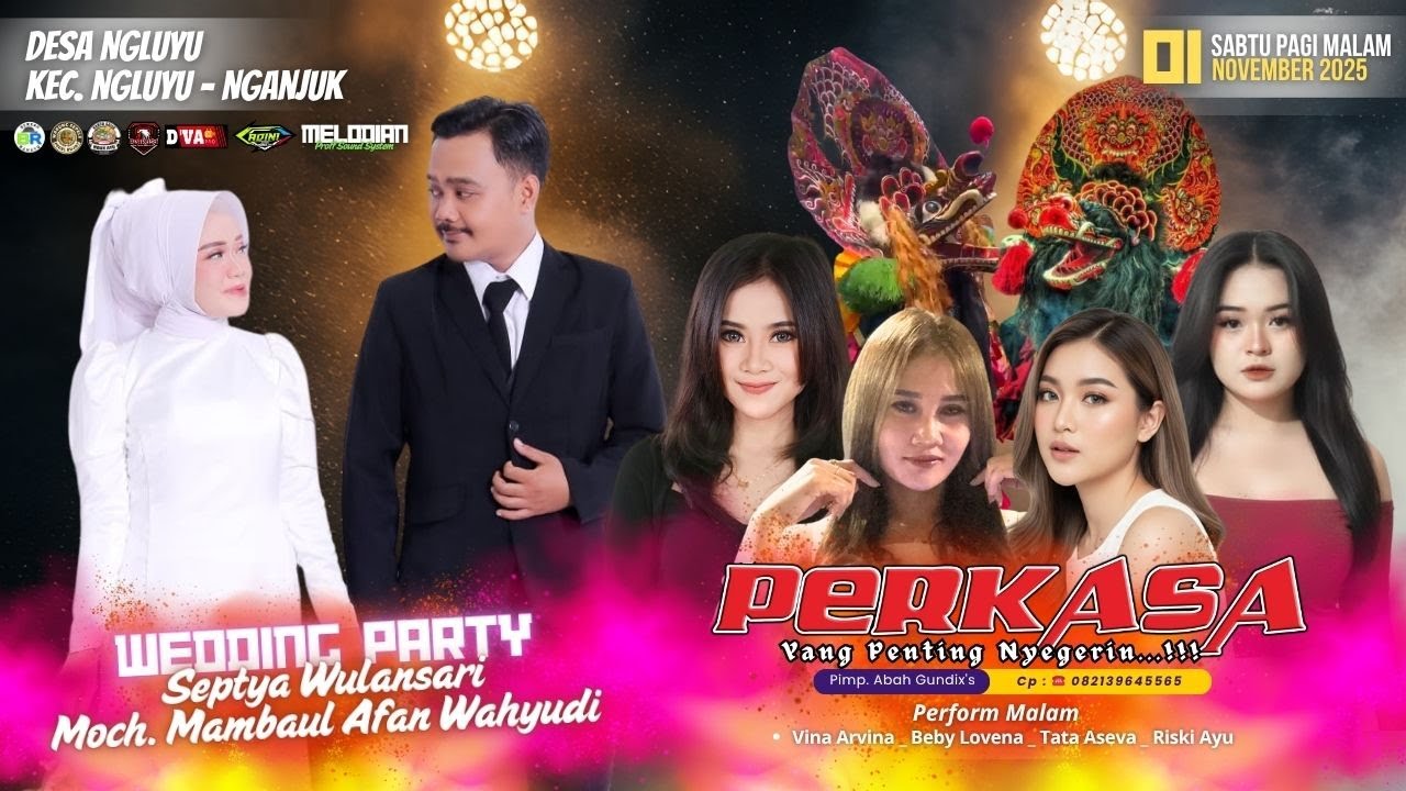 🔥🔥🔥🔴 Live Musik Balap PERKASA || Wedding Septia Wulansari & M.Mambaul  Afan Wahyudi