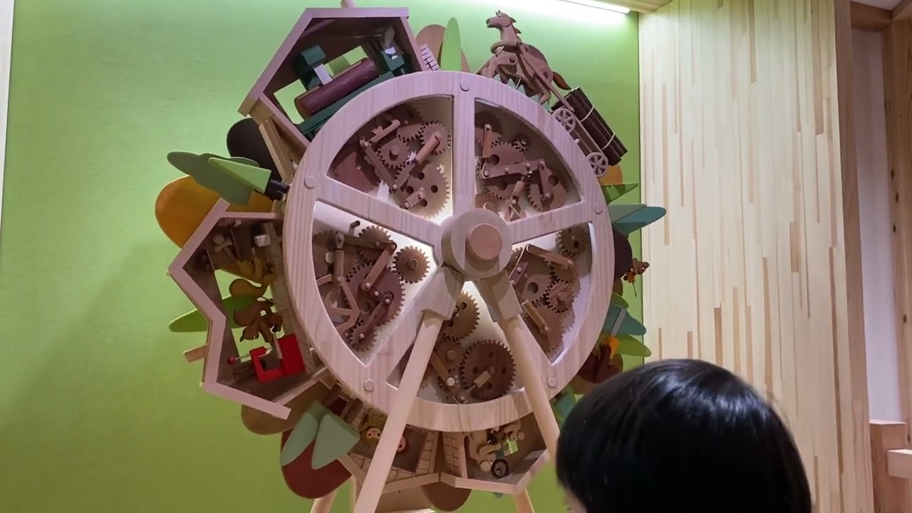 【ネタバレ有】木のおもちゃ美術館 あすたむらんど徳島 木のからくり玩具
