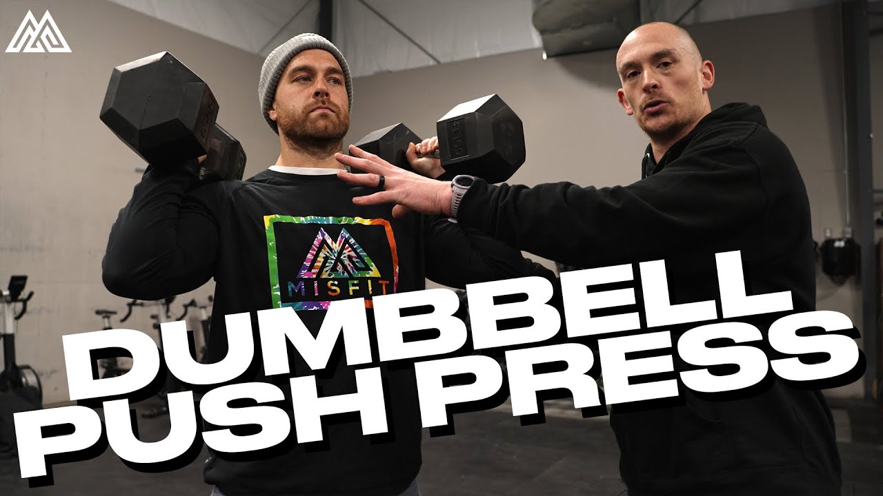 Make your heavy dumbbell push press easier!