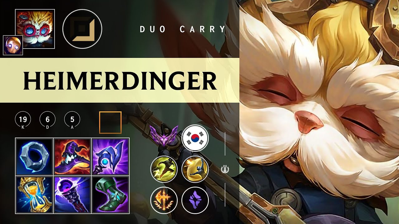 Heimerdinger Carry vs Kai'Sa - KR Master Patch 26.02