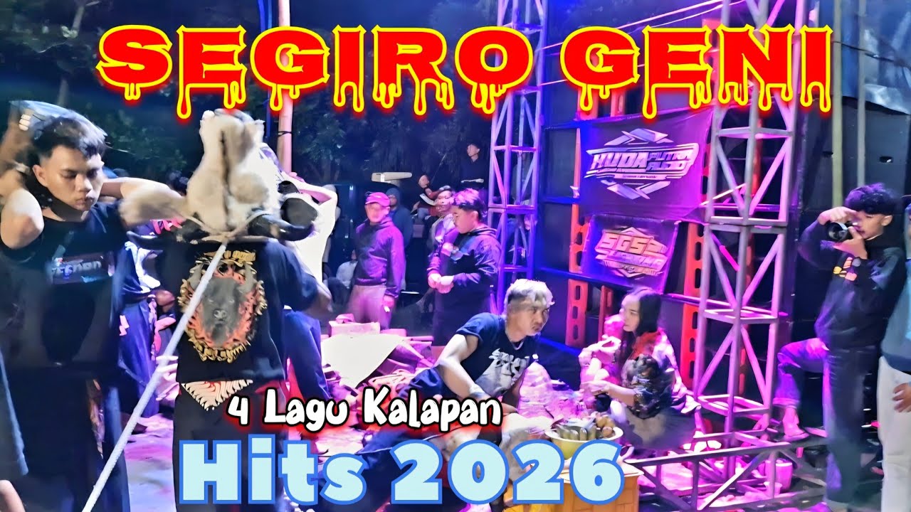 SEGORO GENI Full 4 Lagu Kalapan, Hits 2026 HUDA Putra Audio Malang Jawa Timur