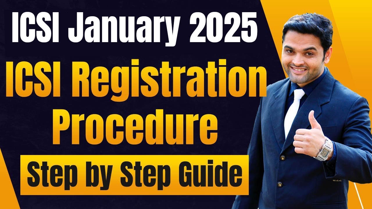 ICSI CSEET Registration Process January 2025 | How to Fill CSEET Registration Form | Stepwise Guide