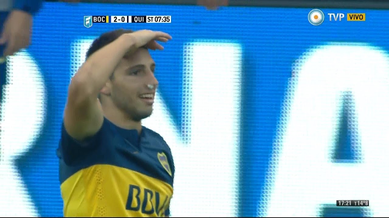 Golazo de Calleri. Boca 2 - Quilmes 0 | Primera Divisi&oacute;n 2015 - Fecha 17