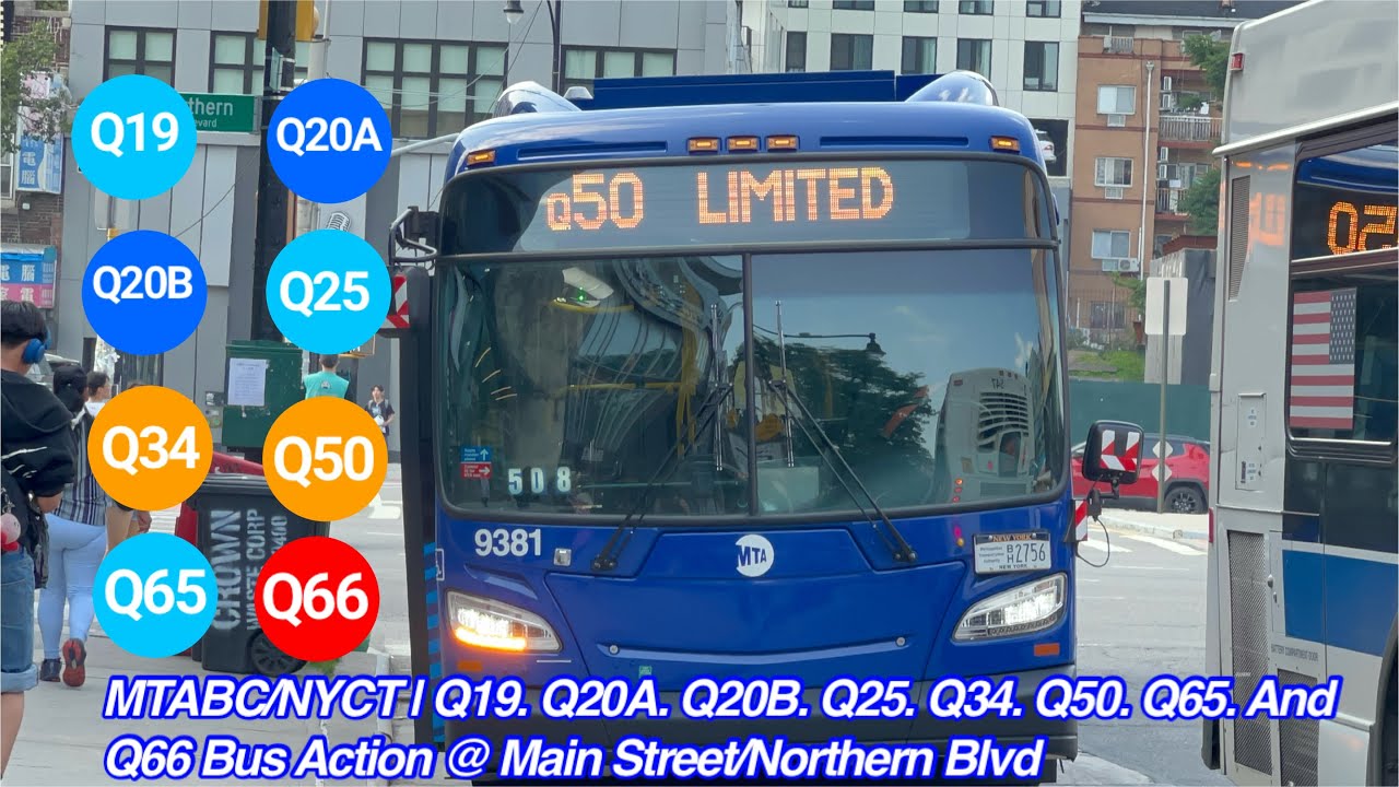 MTABC/MTA NYCT | Q19. Q20A. Q20B. Q25. Q34. Q50. Q65. And Q66 Bus Action @ Main Street/Northern Blvd