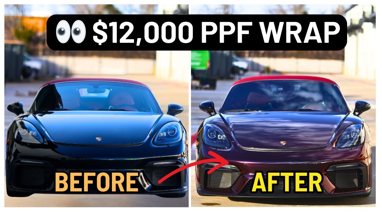 2020 Porsche Spyder in Phoenix Red PPF! How Much Does Full Body Color PPF Actually Cost?