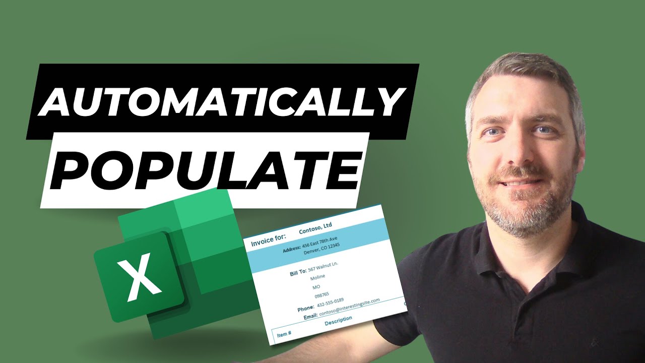 Auto-Populate Other Cells When Selecting Values in Excel Drop-Down List