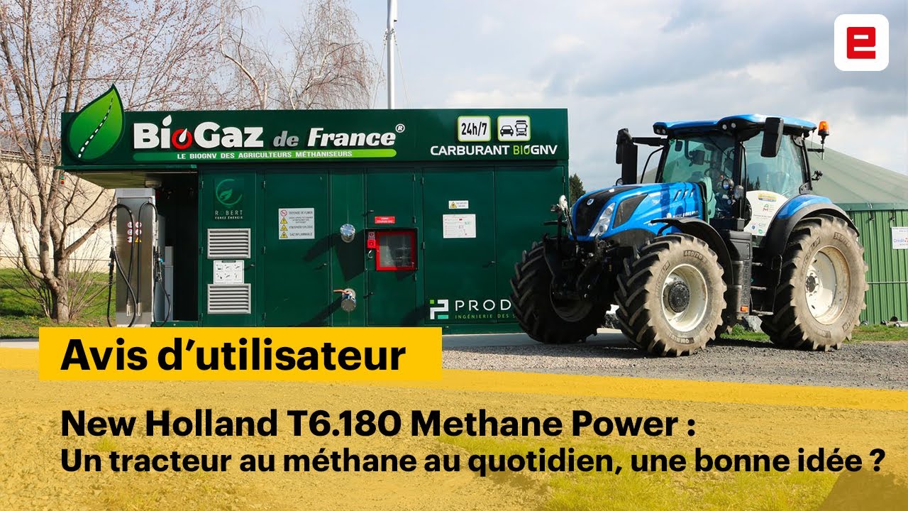 New Holland T6.180 Methane Power : autonomie, intérêt économique et fiabilité