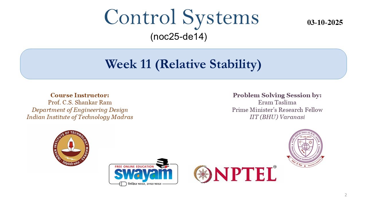 Week 11 Relative Stability