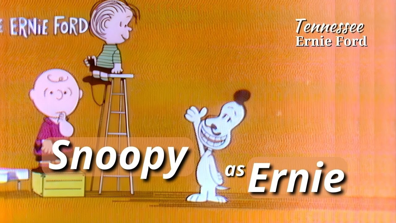 Snoopy as Tennessee Ernie Ford! | Peanuts Intro | The Ford Show | Jun 29, 1961