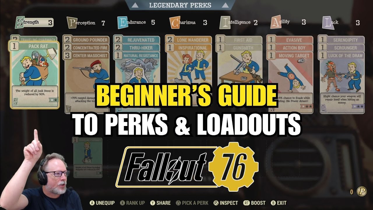 The Ultimate Beginner's Guide To Perks & Loadouts In Fallout 76 - A Beginner's Guide