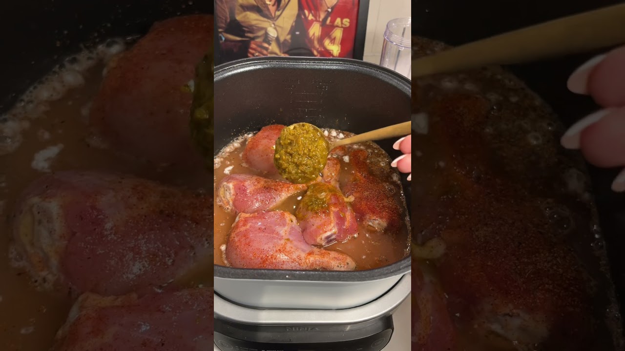 Slow Cooker Crockpot Chicken using our Kickin chicken seasoning bomb  #recipe #foodie #slowcooker