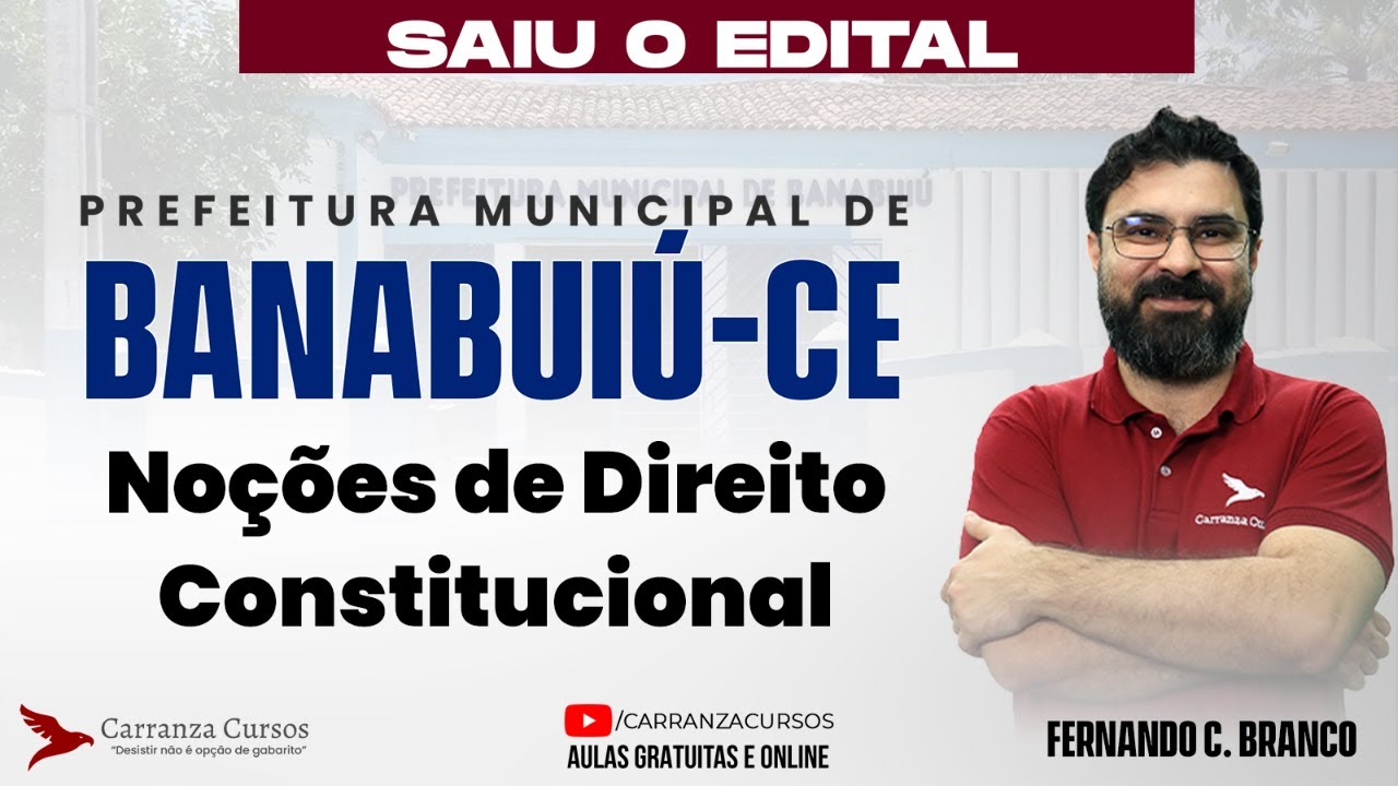 Concurso BANABUIU-CE | Noções de Direito Administrativo | Planejamento de Estudos 45 Dias