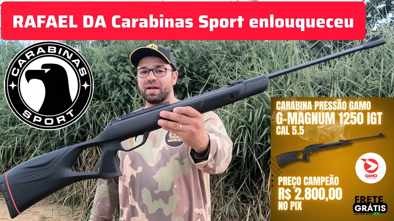 Gamo G-magnum - Agora você pode ter por muito menos