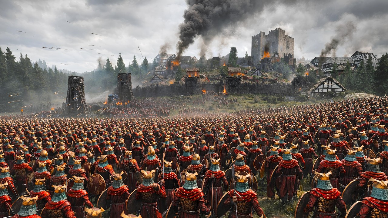 1000 Elves vs 5000 Easterlings Siege • LOTR Mod | Mount & Blade 2 Bannerlord