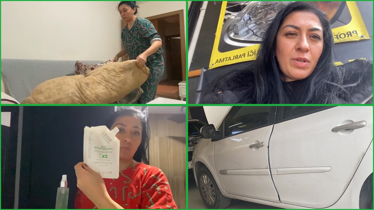 Arabam Yolda Kaldı 🚗Planlarım Altüst Oldu 😩 Saçlarıma Çok İyi Geldi, Koltuk Örtüleri Yıkandı