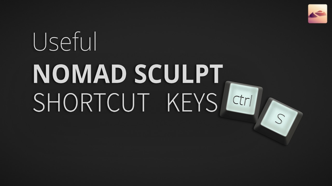 Nomad Sculpt Shortcut Keys | Nomad Sculpt Tutorial